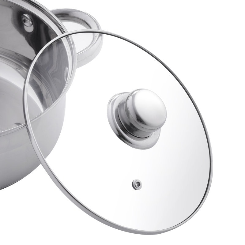 Velaze Motti 12 Piece Stainless Steel Cookware Set