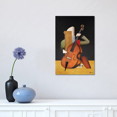 Kontrabas II 1 Piece Wrapped Canvas Painting
