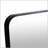 Bathroom Mirror Black Aluminum Frame