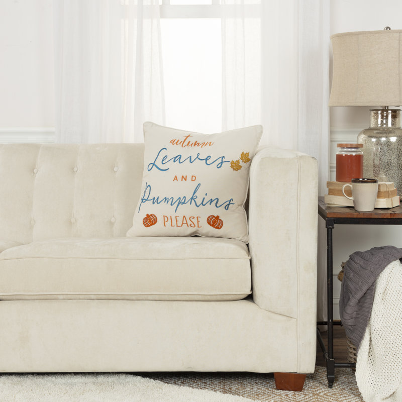 Abstract Cotton Throw Pillow
