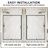 50-54" W X 71" H Pivot Swing Frame Shower Door with 1/4"(6mm) Clear SGCC Tempered Glass, Matte Black Finish-102619676