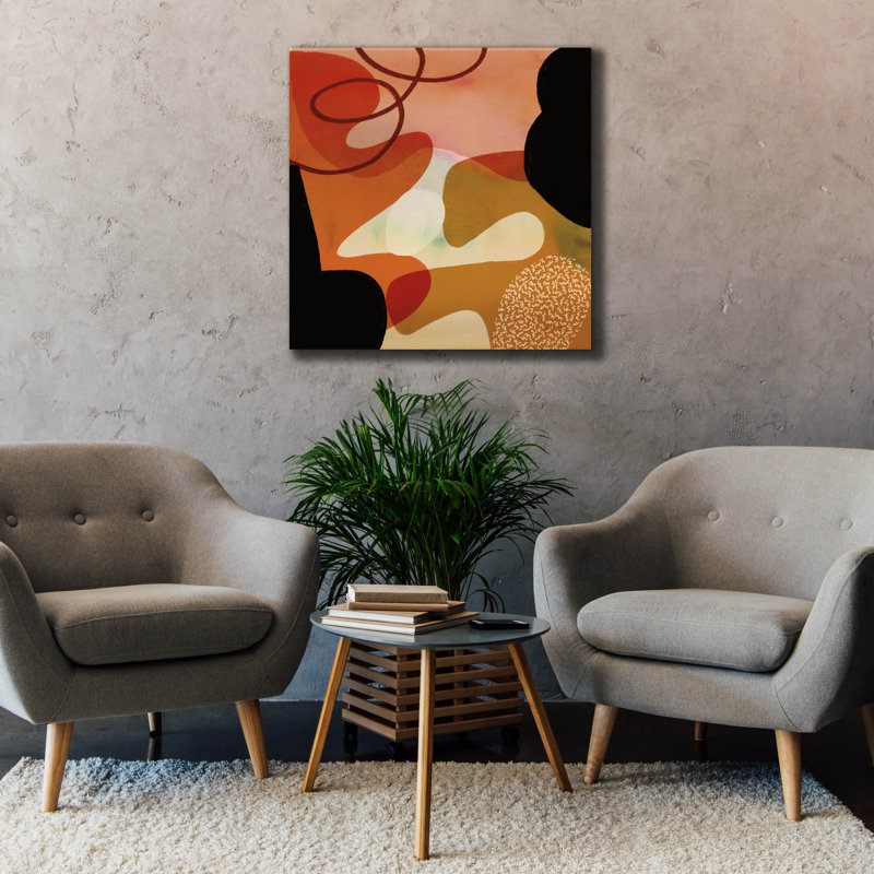  «Variété 7» par Cheryl Warrick, art mural sur toile, 37 po x 37 po