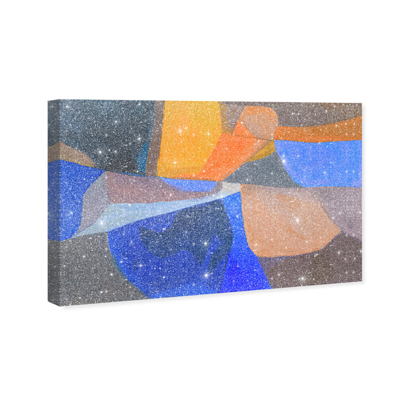 Patchwork Dream III Canvas Abstract Print by Oliver Gal, Black Frame, 15 x 10, 20"H x 30"W, Canvas Unframed