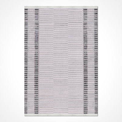 Modern Gray Machine Washable Non-Slip Area Rug
