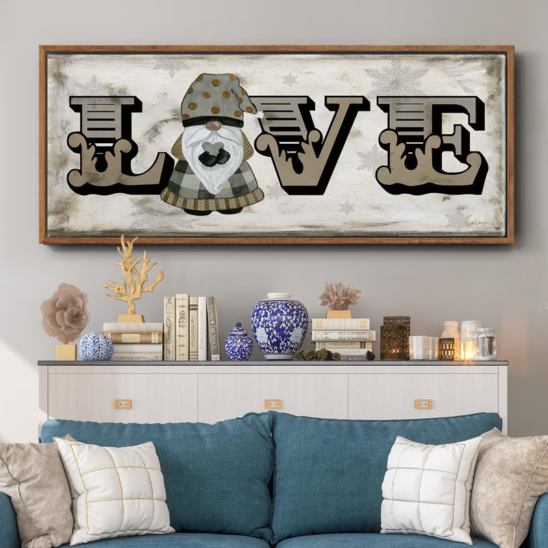 «Winter Wonderland Friend Love», toile encadrée