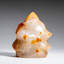 Véritable forme d'agate polie véritable flamme de Madagascar (2,1 lb)