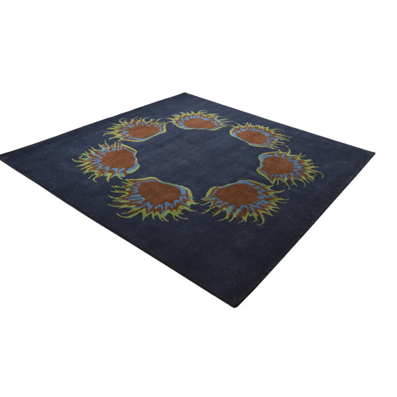 Tapis bleu marine 8 pi Pineland