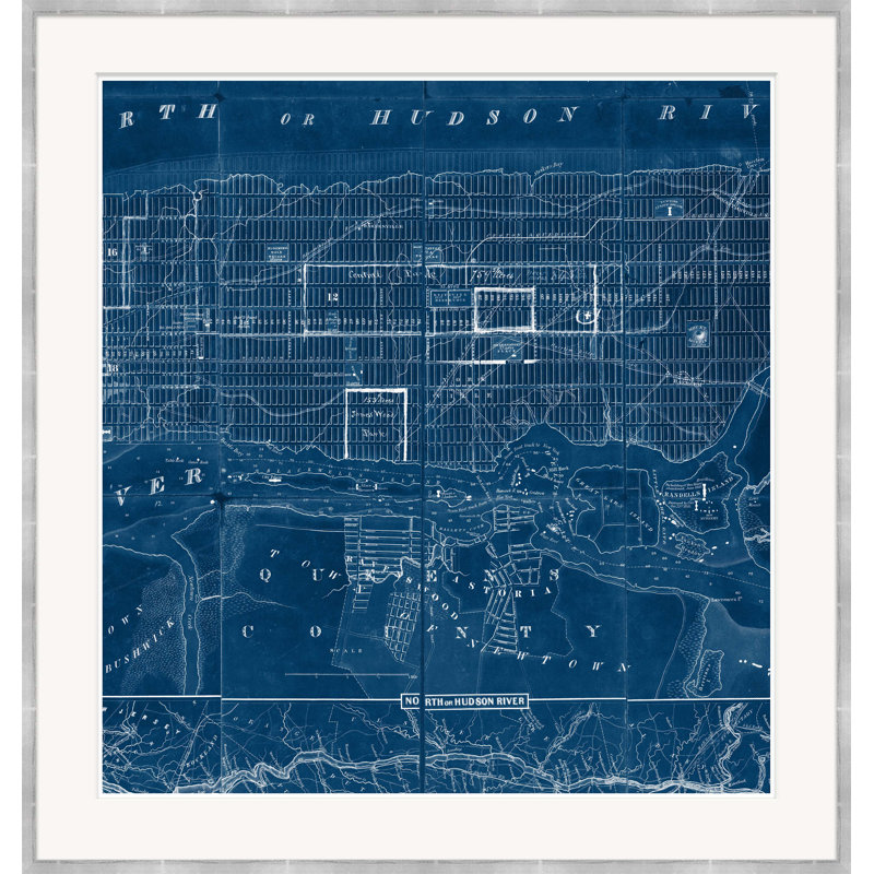 The Hudson 2 Framed Graphic Art