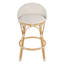 Tabouret de comptoir à dossier bas Ellie-1443711654