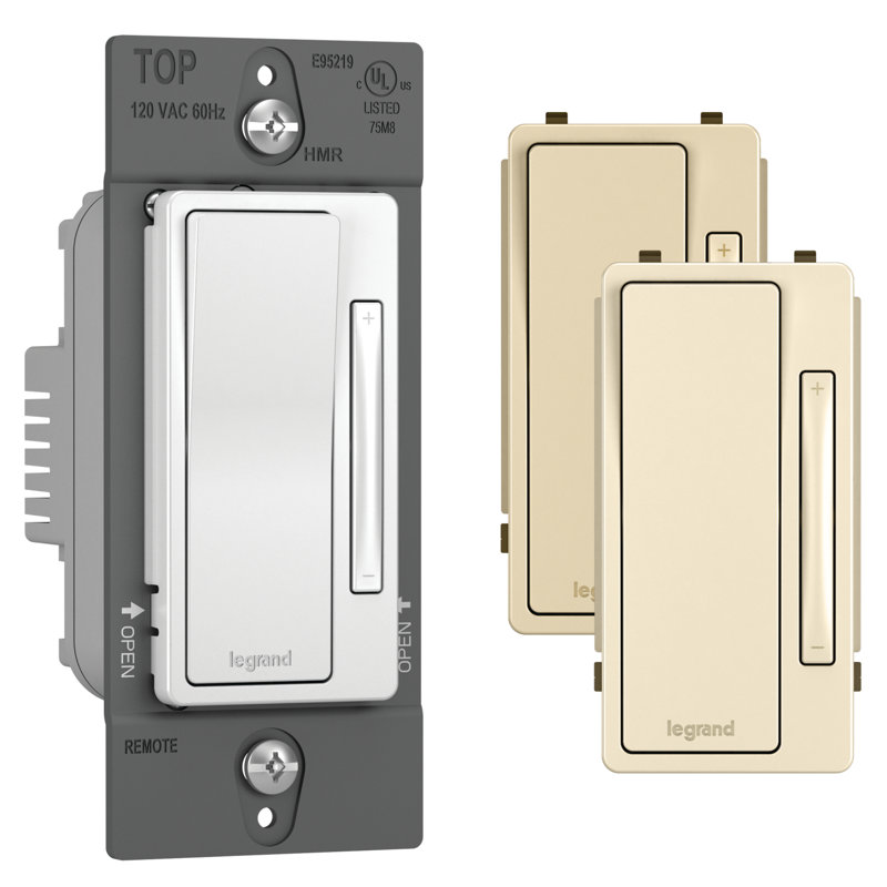 Radiant Multi Location Remote Dimmer, Light Almond