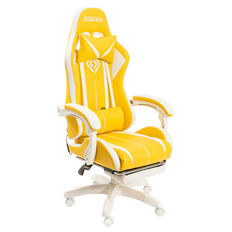 Fauteuil inclinable ergonomique Hoffree, Jaune