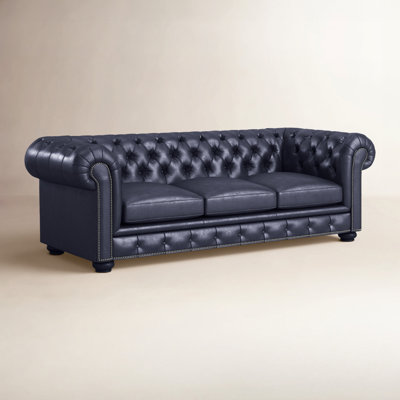 Freddie 95'' W Leather Sofa