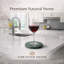Sous-verre rond en marbre naturel