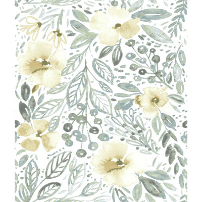 Alazar Peel & Stick Floral Roll