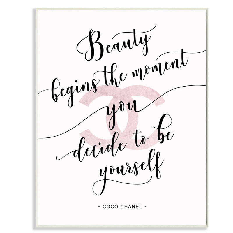 Pink and Black Inspirational Quote Canvas Wall Art, 24" x 30"