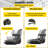 VEVOR Universal Forklift Seat Black PVC Tractor Seat