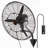 VEVOR 29.1'' Oscillating Wall Mounted Fan Fan