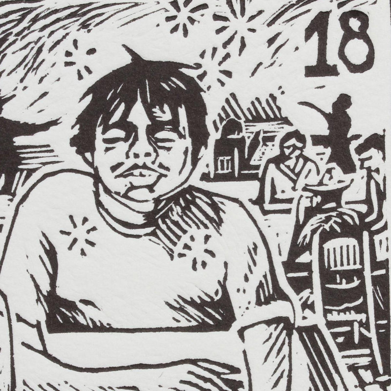 Drunk tequila lotto-impression sur papier