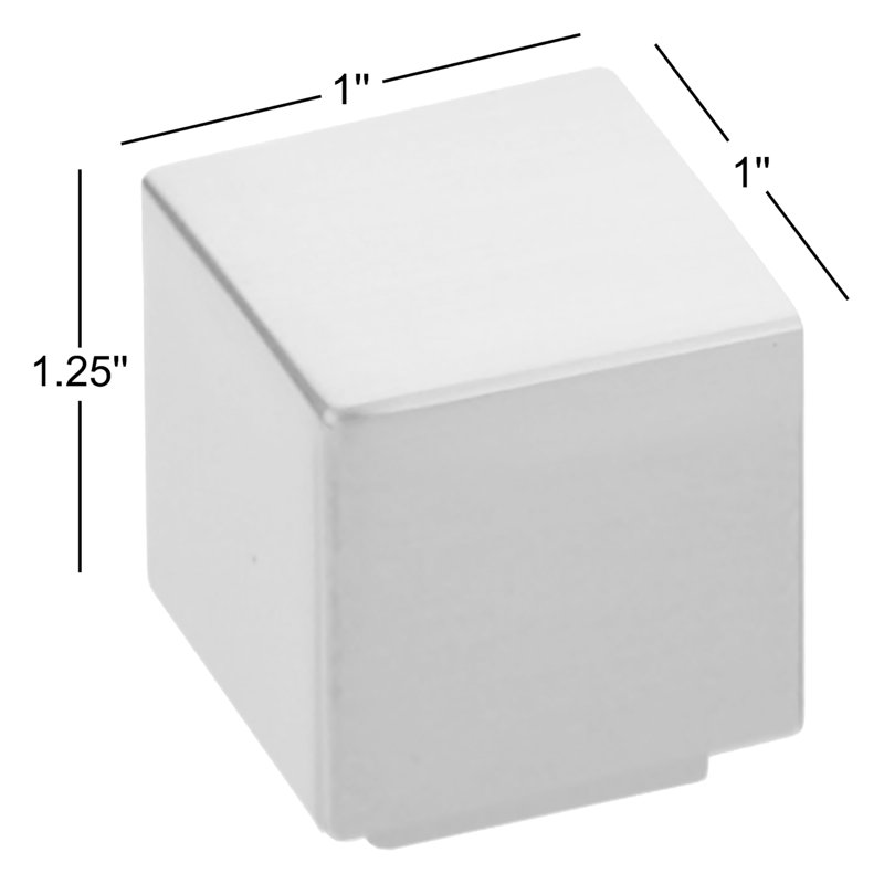 Emtek Allerton Cabinet Knob 1", Satin Brass