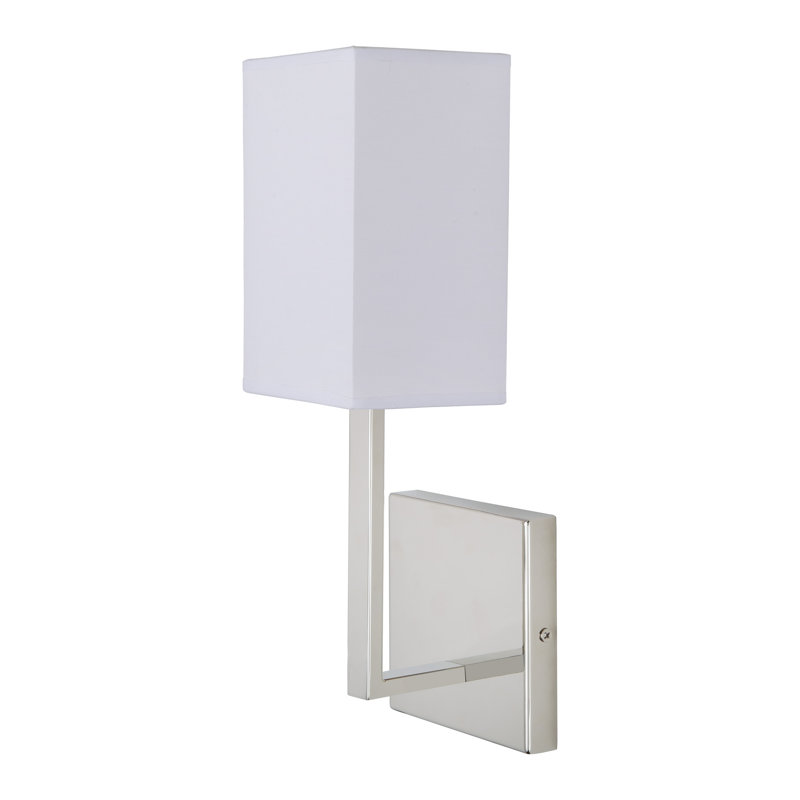 Armed Sconce, Polished Nickel