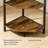 4-Tier Corner Display Shelf – Metal Frame Multifunctional Storage Rack for Small Spaces & Home Office-137437728
