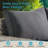 Emroy 5 - Person L-Shaped Sectional Outdoor Conversation Set,Wicker Patio Seating Group with Lighted Coffee Table, All Weather Swivel Chair Set with Cushions-222839059