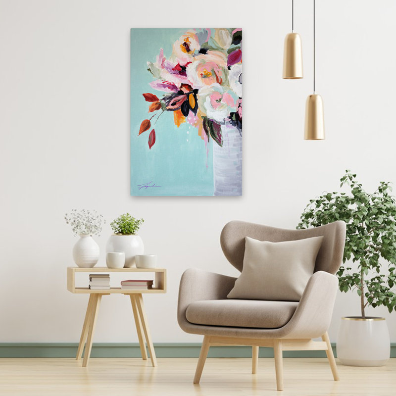 Fall Fall In Summer Floral, nature morte, fleurs, vases, H 36 po x l 24 po