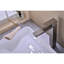 Bathroom Sink Faucet - Single Handle With Pop-Up Drain In Brushed Nickel Finish Temperature Control, Rust Design