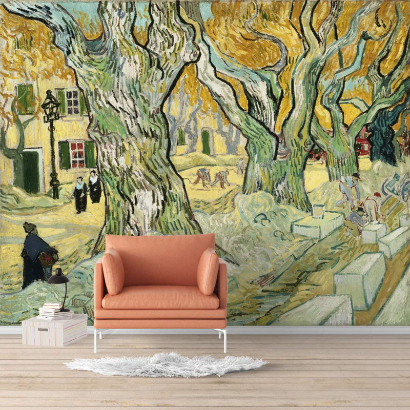 Famous Painting Peel & Stick Border, 66" L x 96" W