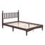 Lit plateforme en bois d'inspiration rétro avec tête de lit en forme de gourde et support en lattes de bois-2004239199-2004239192