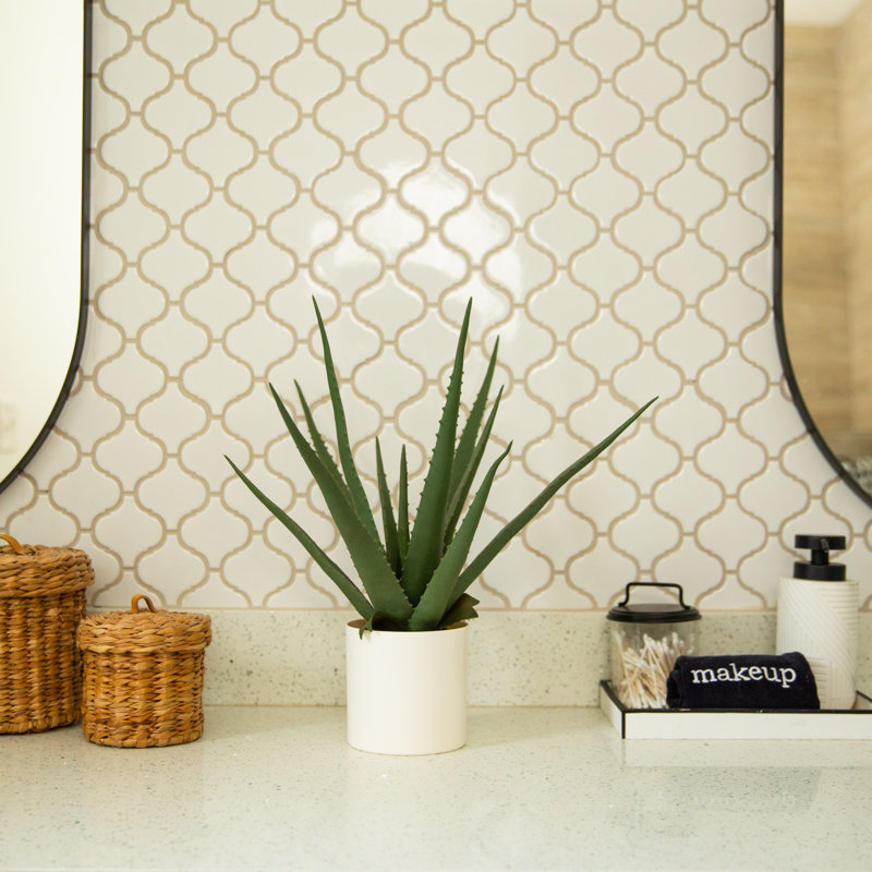 17,5 po Agave artificiel