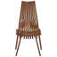 Chaise de patio pliante en bois