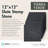 TierraVerde 10 Pack 12" x 12" Stomp Stone Decorative Stepping Squares, Black-752321229