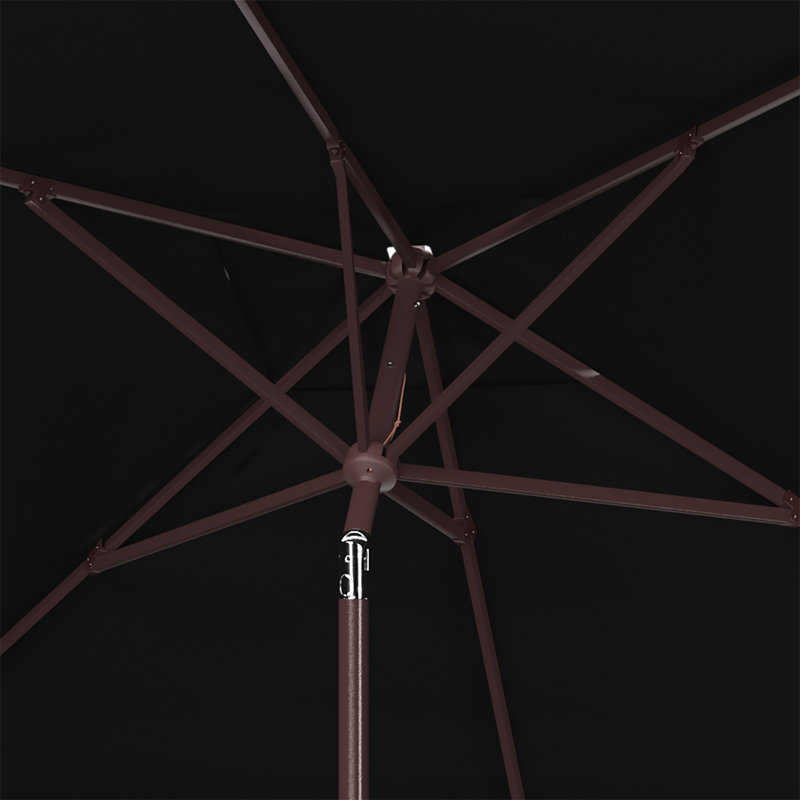 Parasol carré Wesler, Noir