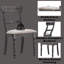 Ensemble de 2 chaises d'appoint Leventis