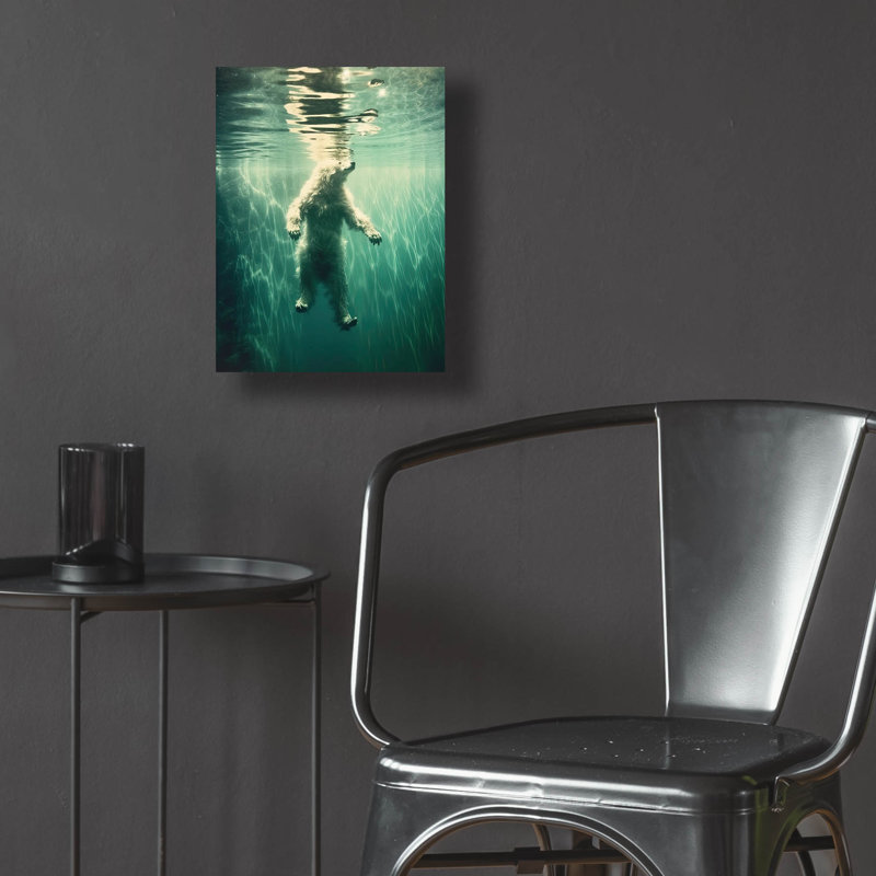 «Floating» par Decent Exposures, art mural en verre acrylique, H 16 po x l 12 po x P 0,13 po