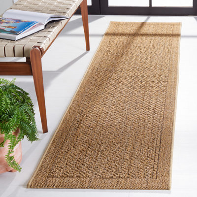 Tapis à motif géométrique en sisal et en jacquard Grampian Beach