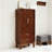 53.5" Tall Kitchen Pantry Storage Cabinet, Mid Century Modern Sideboard Buffet Cabinet, Retro Storage Cabinet With Doors And Drawers For Entryway Hallway Living Room Kitchen Garage, Walnut-2020092916