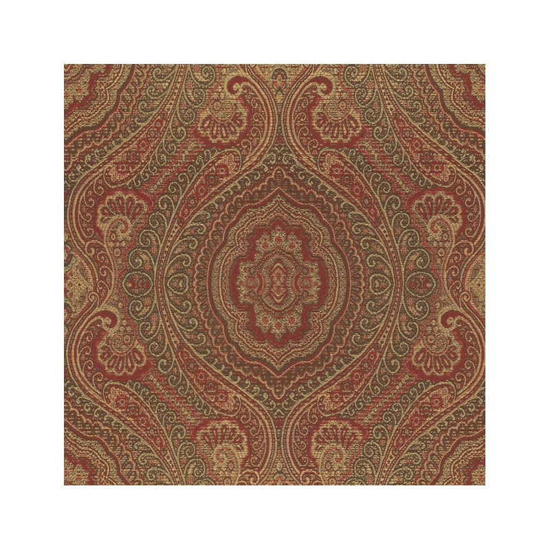 Guaranteed in Stock Fabric, Brown/Burgundy