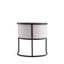 Fauteuil rembourré en similicuir Virgil-455373719