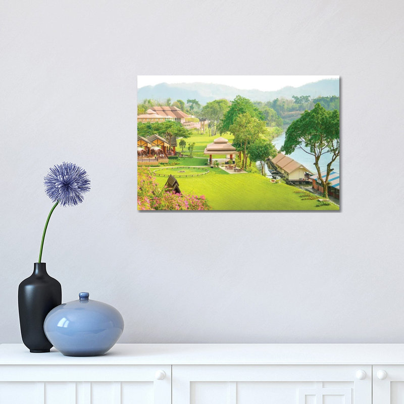 Thailand 127 1 Piece Wrapped Canvas Painting, 30.48 cm H x 45.72 cm W