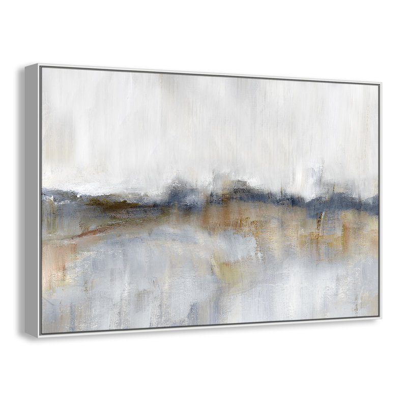 Autumnal Tide by Nan - Floater Frame Print on Canvas, White Framed, 41.5'' H x 61.5'' W x 2'' D