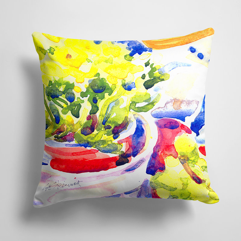 Coussin décoratif intérieur/extérieur fleur