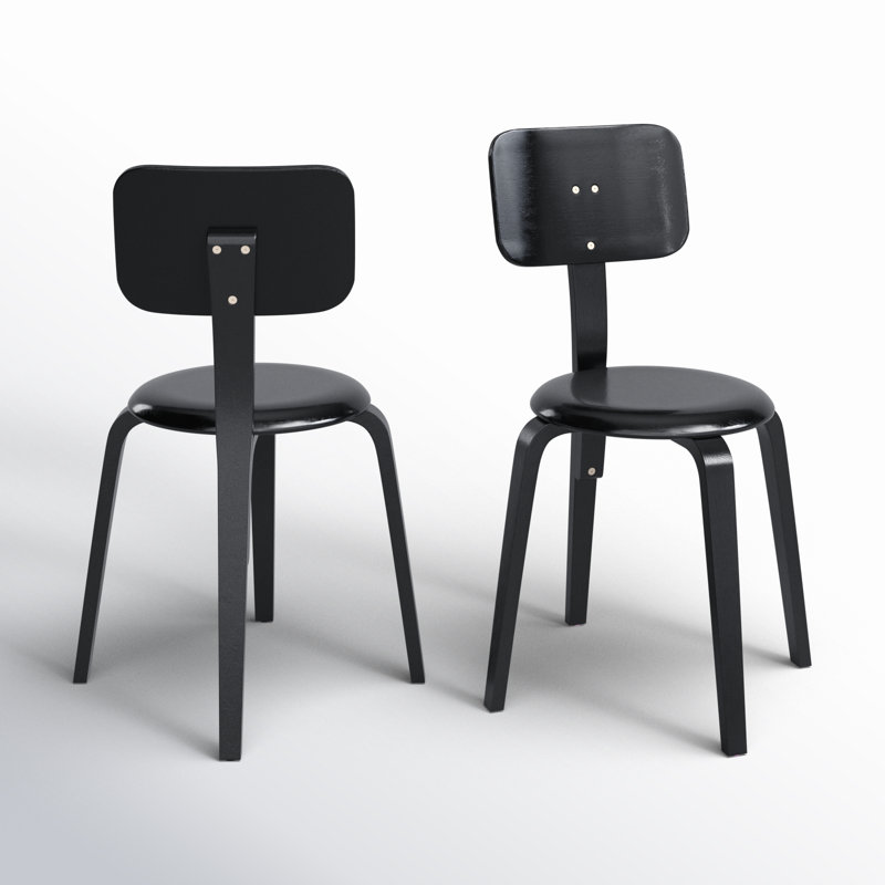 Chaise empilable, Noir