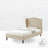 Eycke Rustic Manor Aliannah Linen Platform Bed-2047712419-2047712476