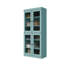 Garde-manger 100% bois massif 32 po avec portes en verre givré et tablettes réglables-982952893