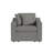 Lockheart 32" Accent Chair Slope Arm Gray-126756036