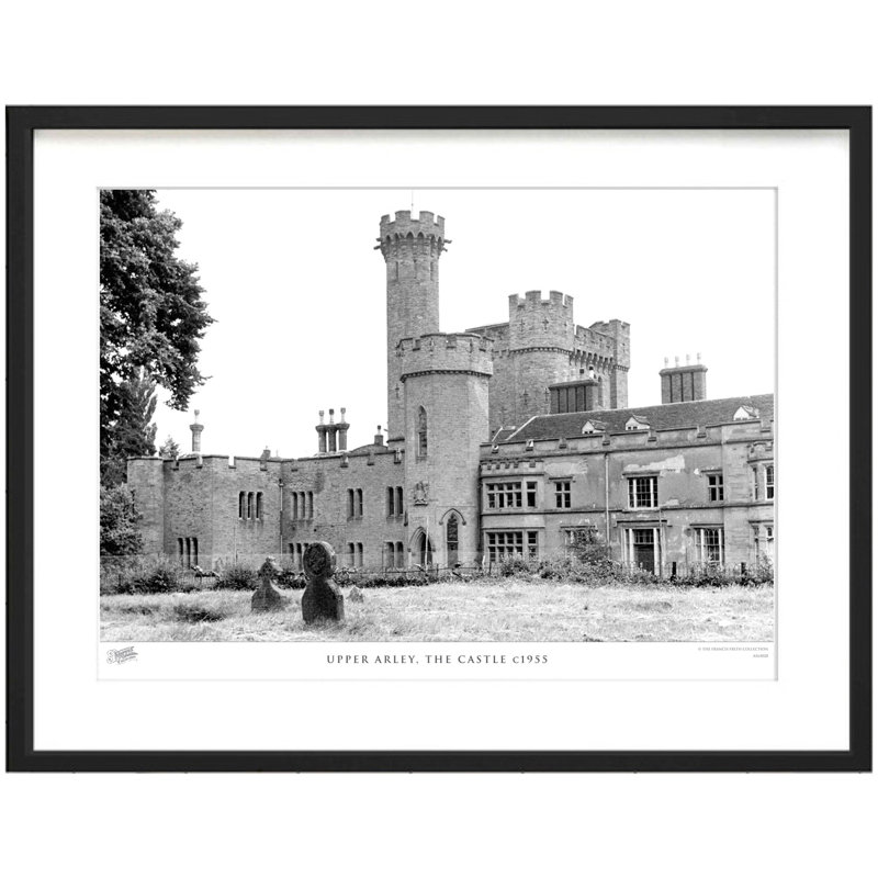 Upper Arley, The Castle C1955 by Francis Frith - Single Picture Frame Print, 40cm H x 50cm W x 2.3cm D