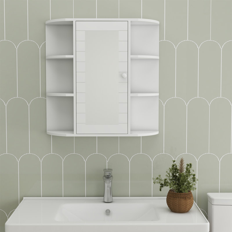 Armoire à pharmacie de salle de bain avec miroir