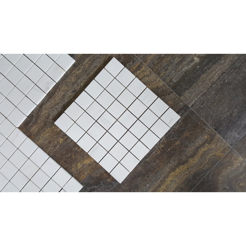 Dolomite Natural Stone Grid Mosaic Wall Tile